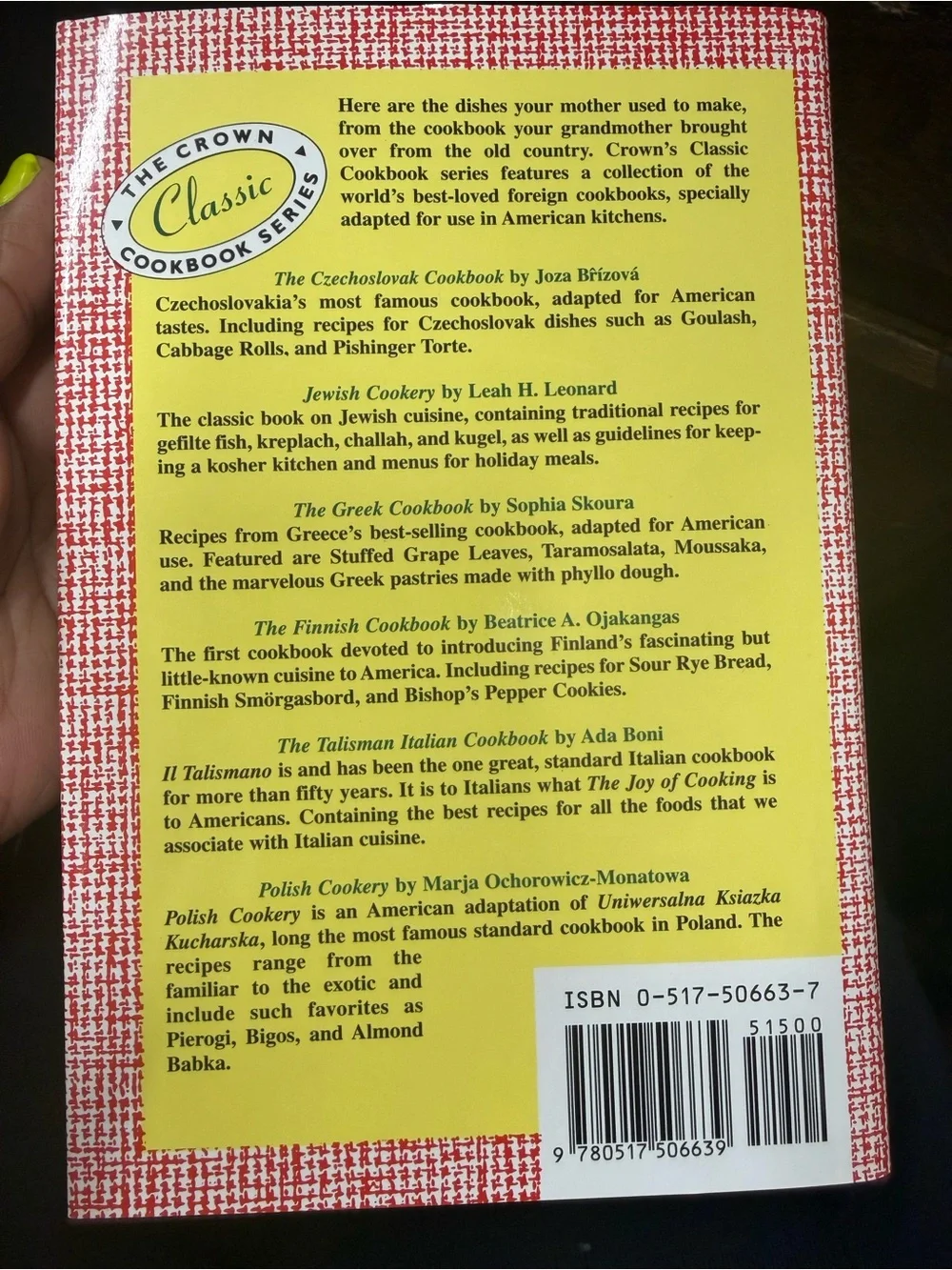German Cookery by Elizabeth Schuler Cookbook | Crown Classic German Recipes HC